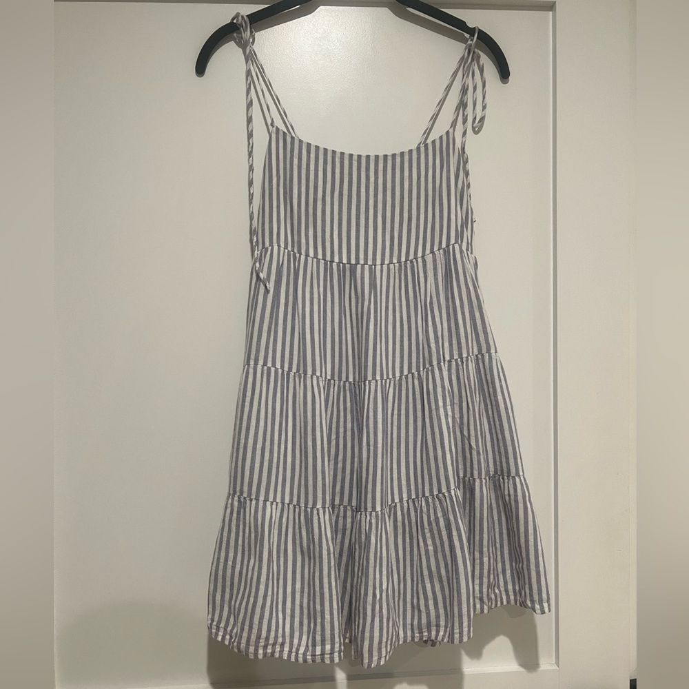 Abercrombie Tiered Striped Mini Dress